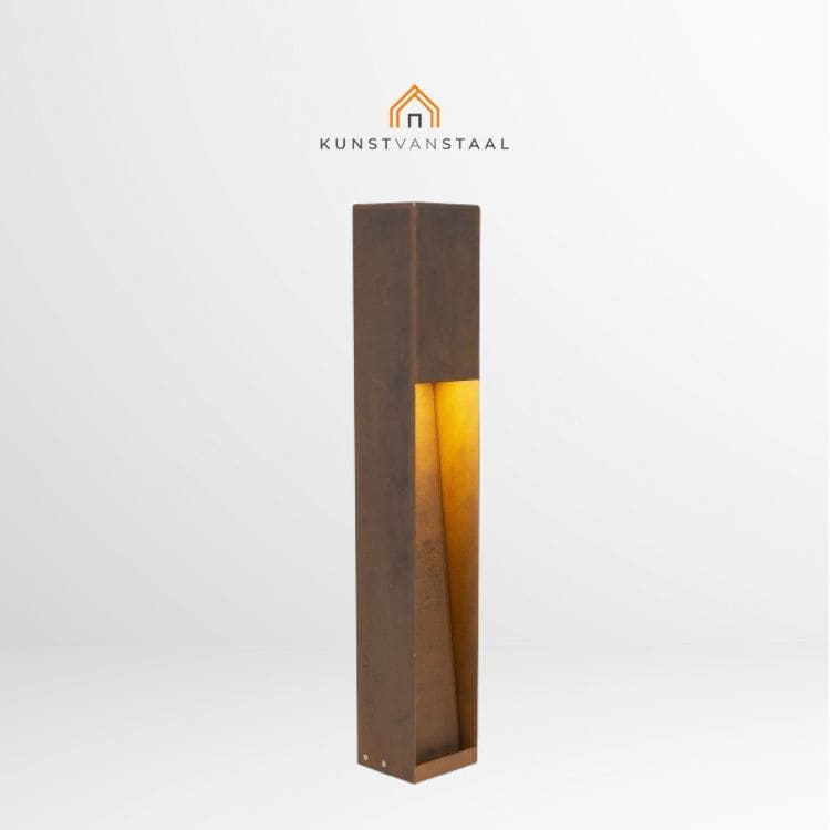 Staande buitenlamp cortenstaal Levi - 1