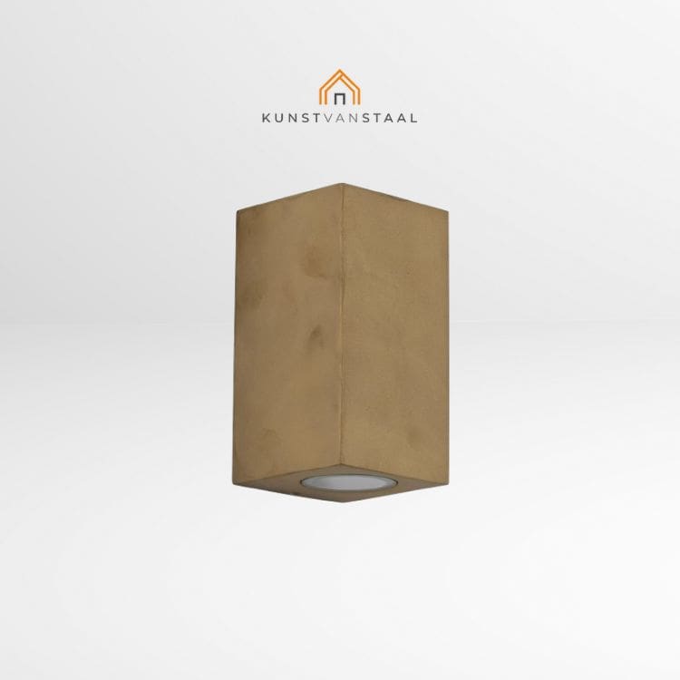 Buitenlamp messing up & downlight - 1