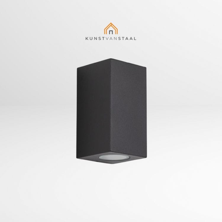 Buitenlamp zwart up & downlight - 1