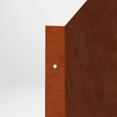 Cortenstaal schutting paneel 200 x 120 x 5 cm - 4