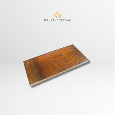 Cortenstaal Staptegel 40 x 80 cm - 1