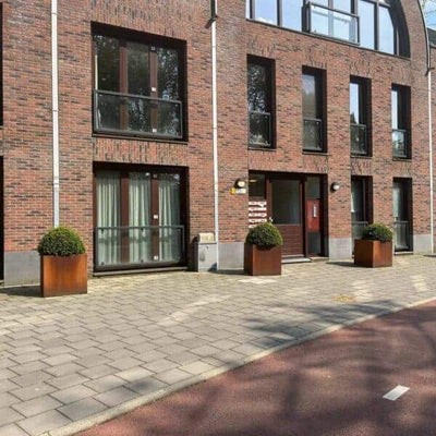 Cortenstaal plantenbak 100 x 100 x H 30 cm - 3