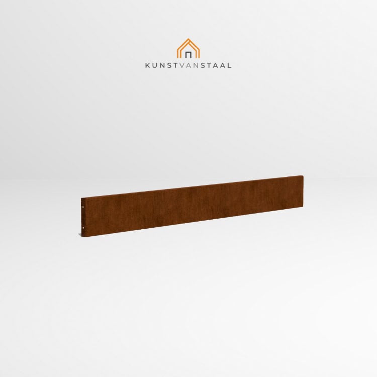 Cortenstaal borderrand 15 cm - 2 x gezet - 9