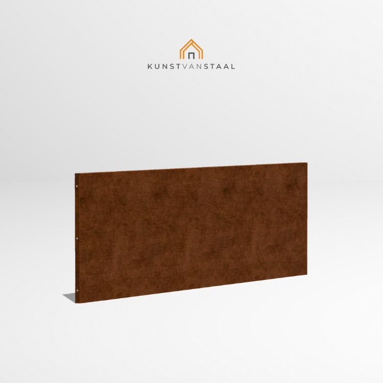 Cortenstaal borderrand 50 cm - 2 x gezet - 9
