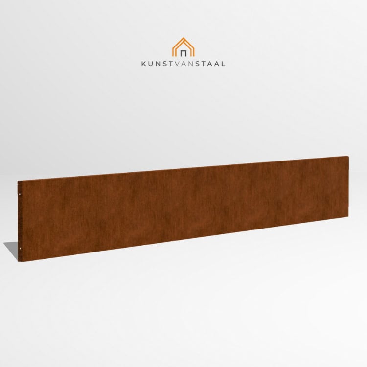 Cortenstaal borderrand 30 cm - 2 x gezet - 10