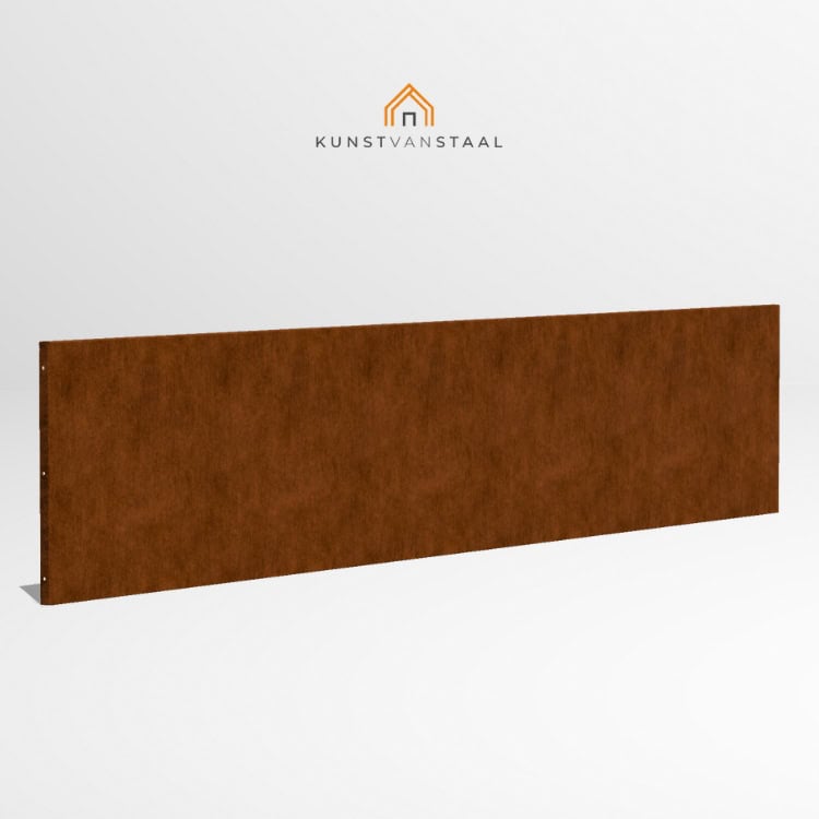 Cortenstaal borderrand 50 cm - 2 x gezet - 10