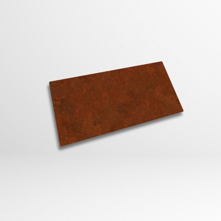 Cortenstaal plaat 250 x 500 mm - 2 mm dik - 1
