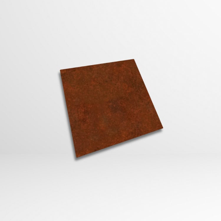 Cortenstaal plaat 500 x 500 mm - 2 mm dik - 1