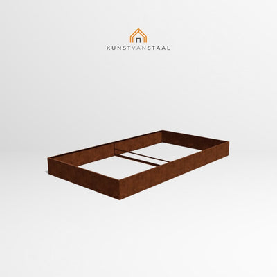 Cortenstaal plantenbak 360 x 205 x H 35 cm - 1