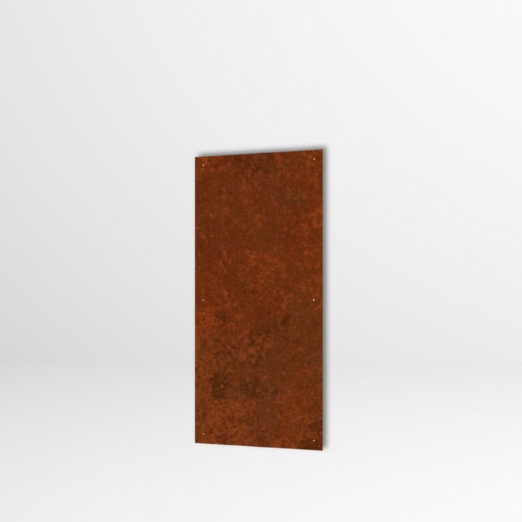 Cortenstaal scherm 180 x 80 cm (2 mm dik) - 2