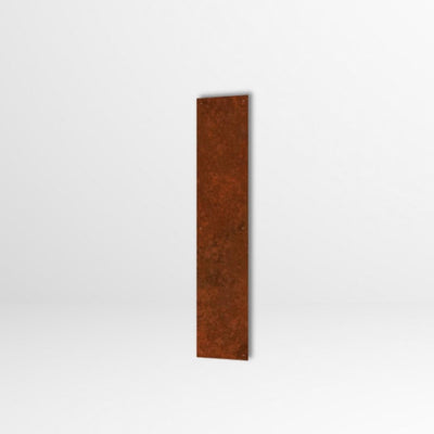 Cortenstaal scherm 200 x 40 cm (2 mm dik) - 2