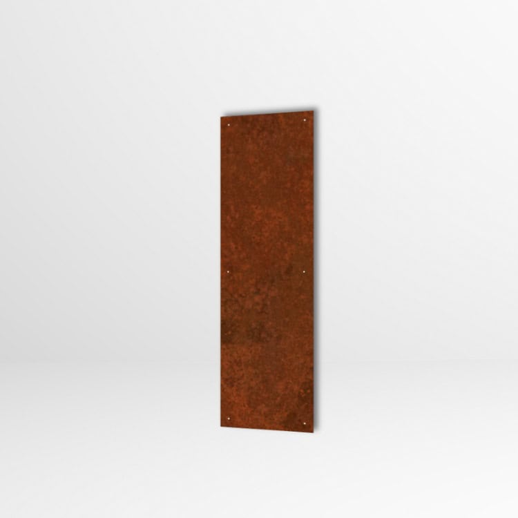 Cortenstaal scherm 200 x 60 cm (2 mm dik) - 2