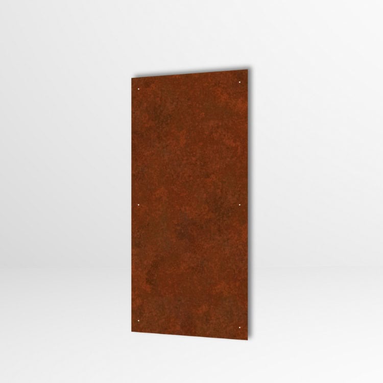 Cortenstaal scherm 220 x 100 cm (2 mm dik) - 2
