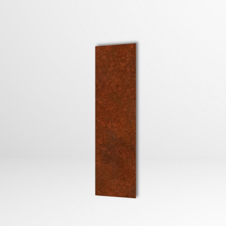 Cortenstaal scherm 220 x 60 cm (2 mm dik) - 2