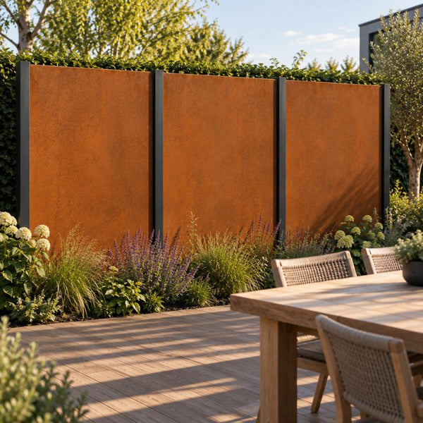 Cortenstaal schutting paneel 180 x 80 x 5 cm