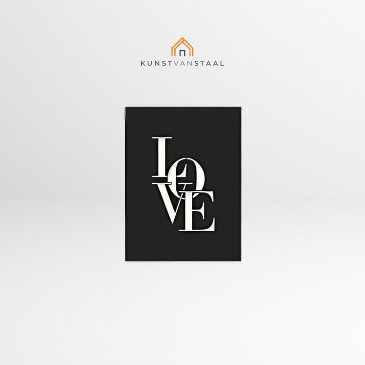 Metalen Kunstwerk 'Love' - 1