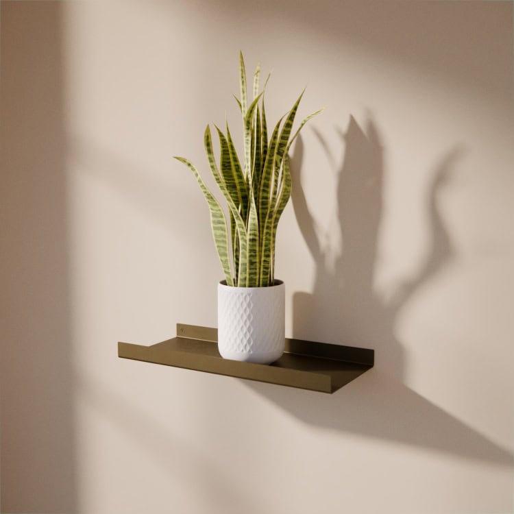 Metalen wandplank "Edge" - 41