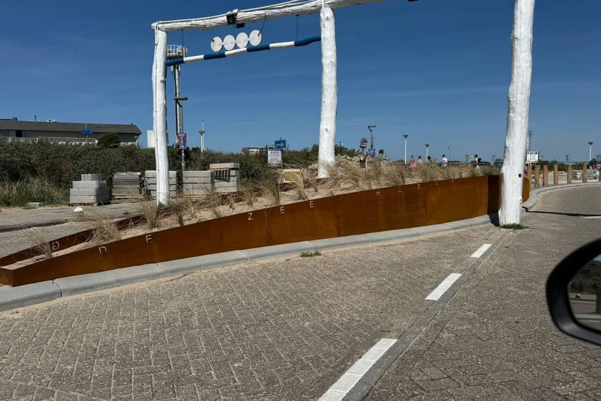 Cortenstaal borderrand op maat - 4