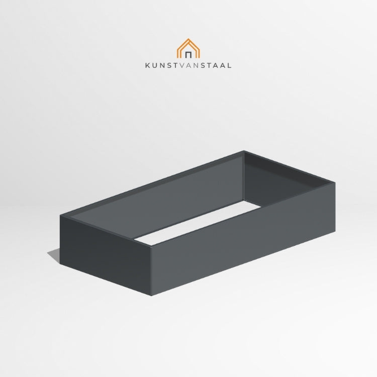 Plantenbak Antraciet 200 x 100 x 40 cm - 1