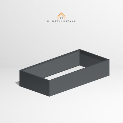 Plantenbak Antraciet 200 x 100 x 40 cm - 1