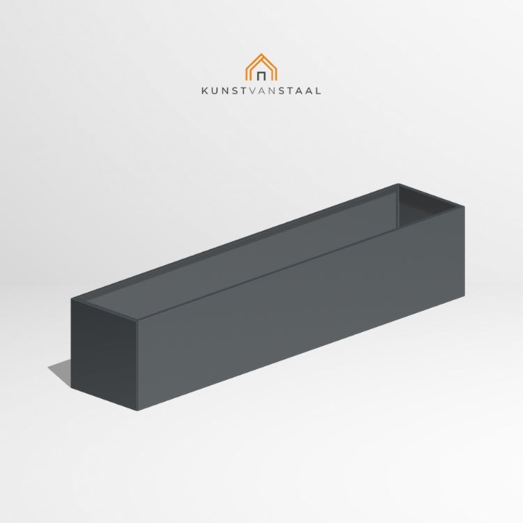 Plantenbak Antraciet 250 x 50 x 50 cm - 1