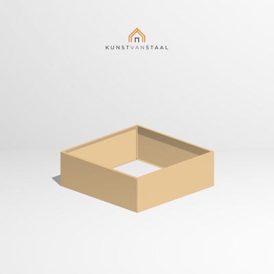 Plantenbak Beige 120 x 120 x 40 cm - 1
