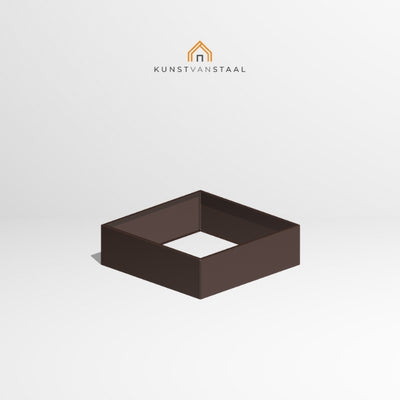 Plantenbak Bruin 100 x 100 x 30 cm - 1