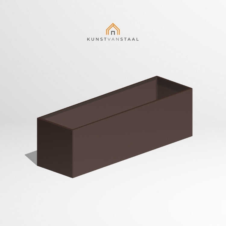Plantenbak Bruin 200 x 60 x 60 cm - 1