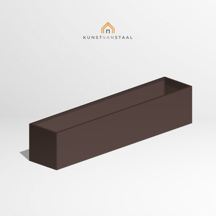 Plantenbak Bruin 250 x 50 x 50 cm - 1