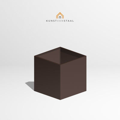 Plantenbak Bruin 80 x 80 x 80 cm - 1