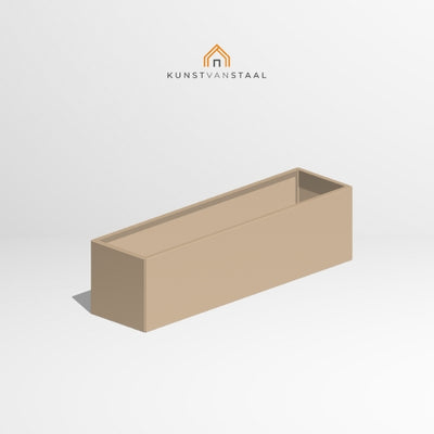 Plantenbak Grijsbeige 150 x 40 x 40 cm - 1