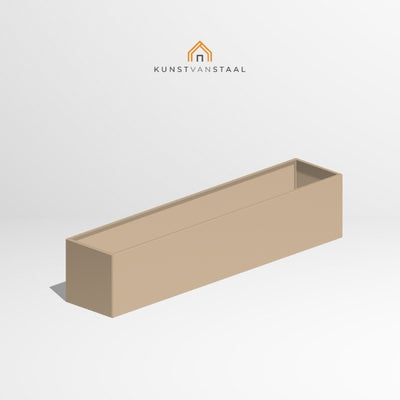 Plantenbak Grijsbeige 200 x 40 x 40 cm - 1