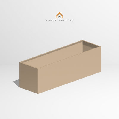 Plantenbak Grijsbeige 200 x 60 x 60 cm - 1