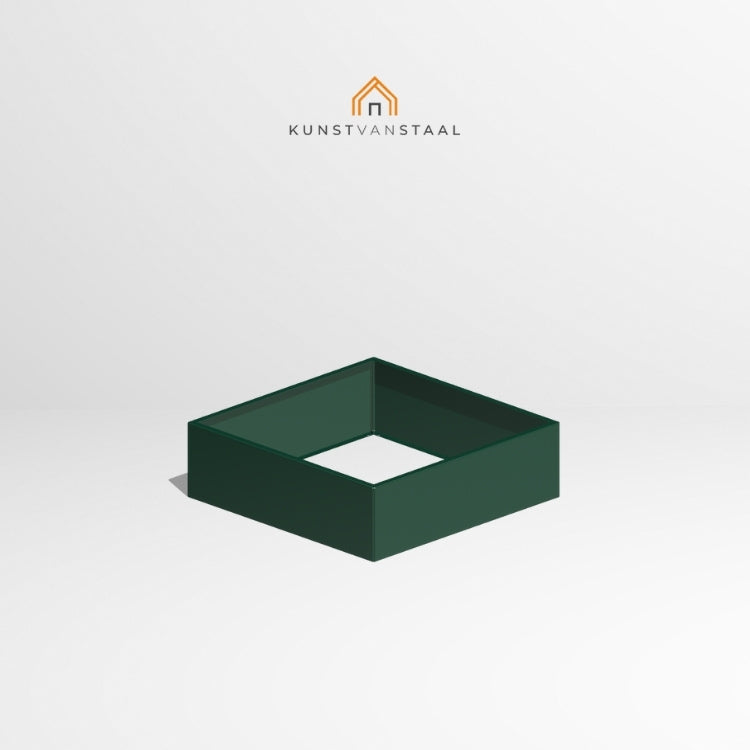Plantenbak Groen 100 x 100 x 30 cm - 1