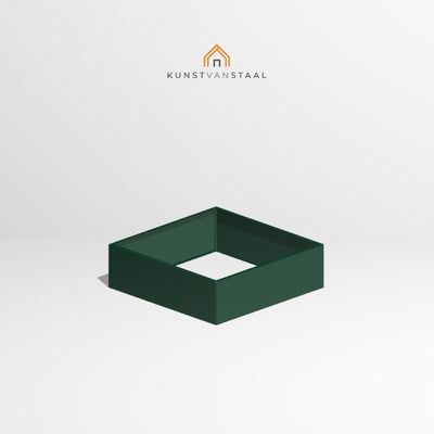 Plantenbak Groen 100 x 100 x 30 cm - 1