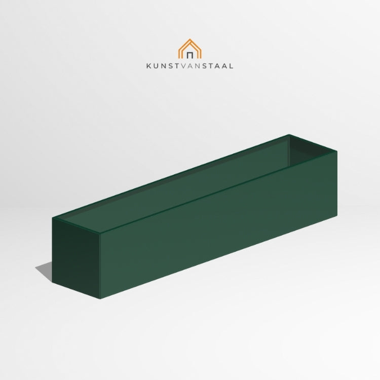 Plantenbak Groen 250 x 50 x 50 cm - 1