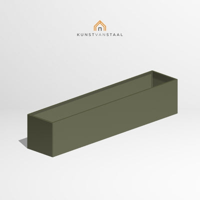 Plantenbak Olijfgroen 250 x 50 x 50 cm - 1