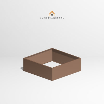 Plantenbak Pale brown 120 x 120 x 40 cm - 1