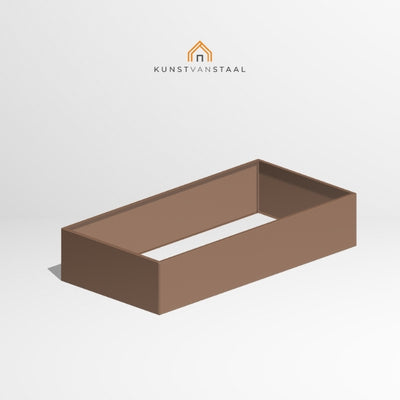 Plantenbak Pale brown 200 x 100 x 40 cm - 1