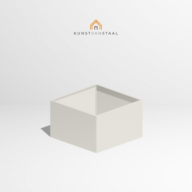 Plantenbak Wit 100 x 100 x 60 cm - 1