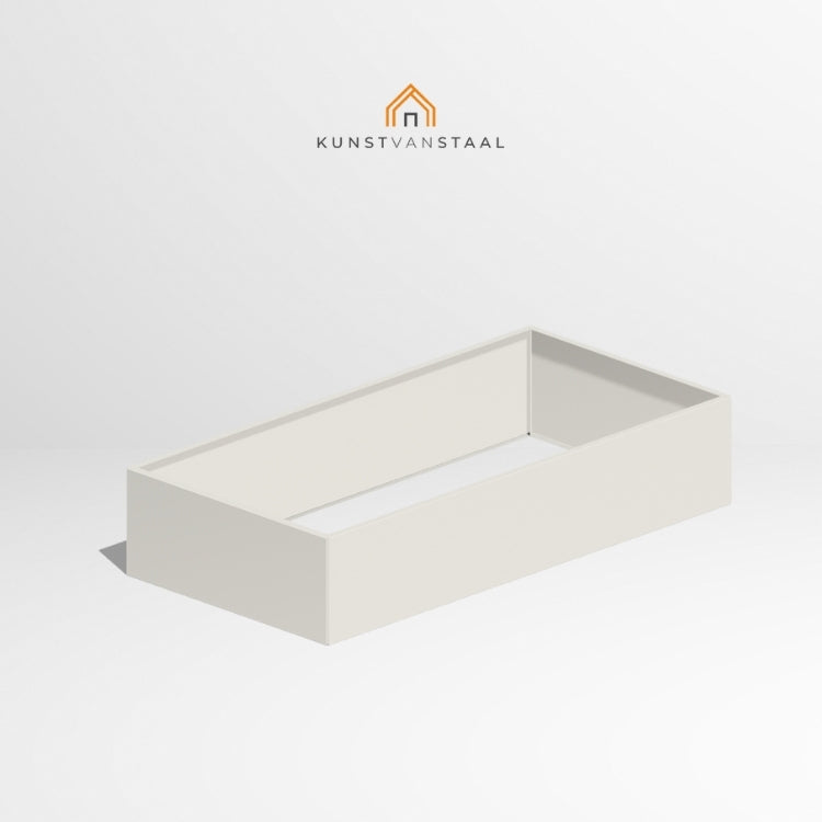 Plantenbak Wit 200 x 100 x 40 cm - 1