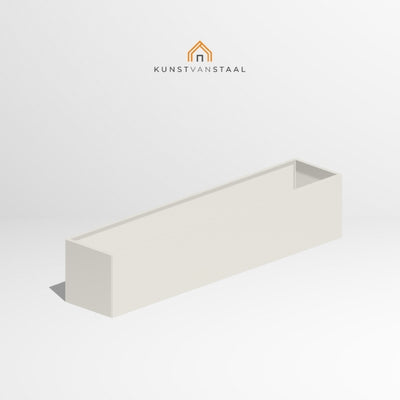 Plantenbak Wit 200 x 40 x 40 cm - 1