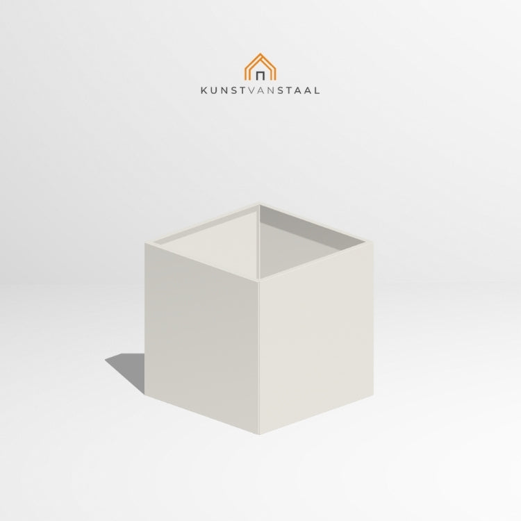 Plantenbak Wit 80 x 80 x 80 cm - 1