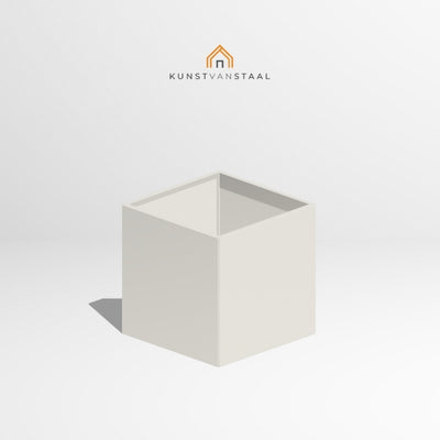 Plantenbak Wit 80 x 80 x 80 cm - 1
