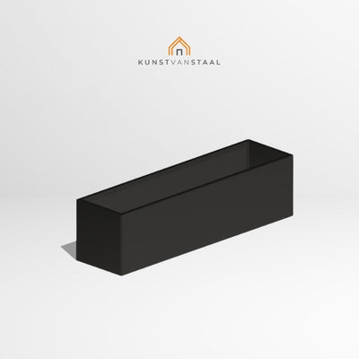 Plantenbak Zwart 150 x 40 x 40 cm - 1