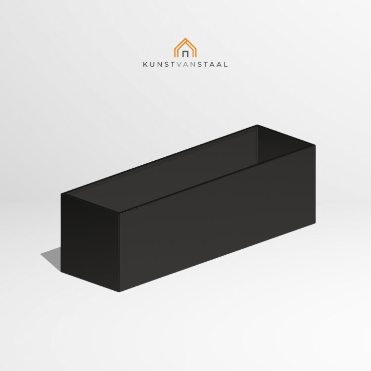 Plantenbak Zwart 200 x 60 x 60 cm - 1