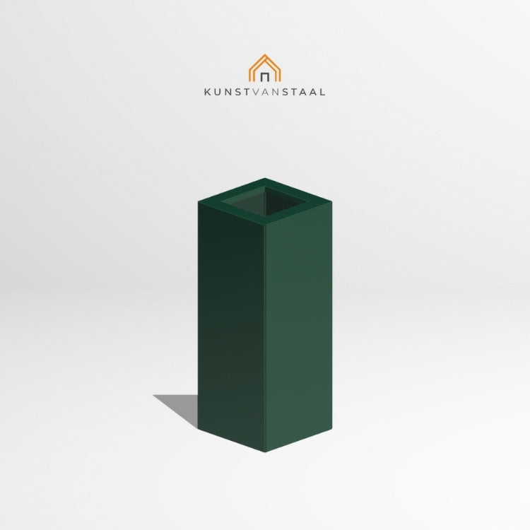 Plantenbak Groen hoog 40 x 40 x 100 cm - 1
