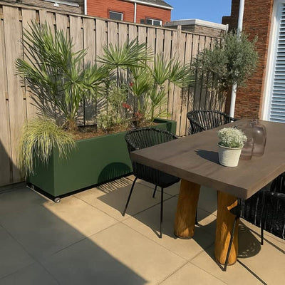 Plantenbak Groen 80 x 80 x 80 cm - 3