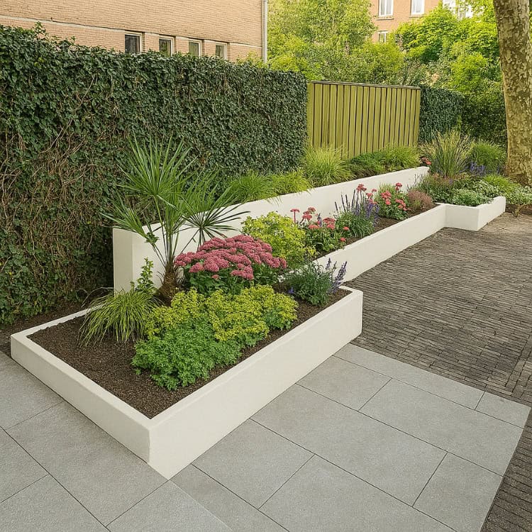 Plantenbak Wit 150 x 40 x 40 cm - 4