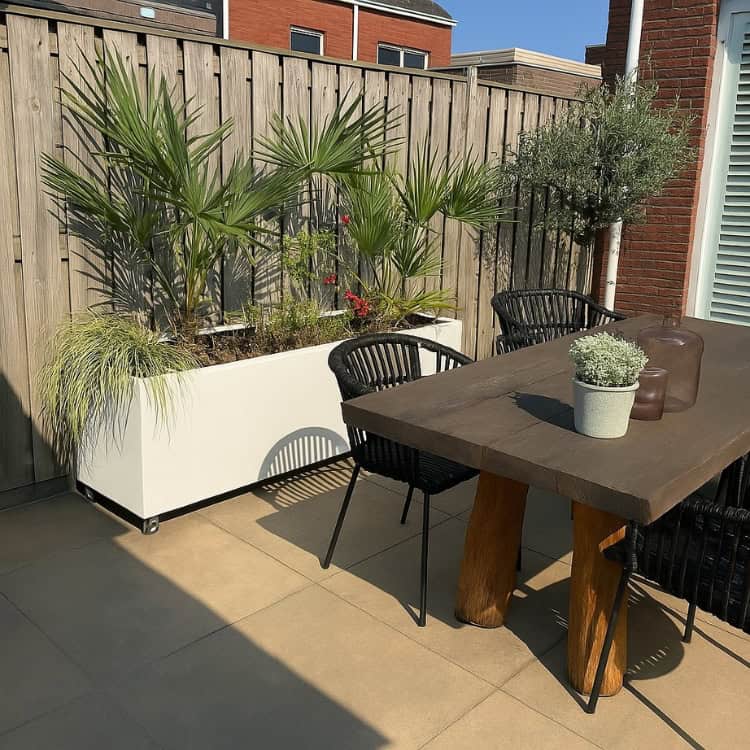 Plantenbak Wit 150 x 40 x 40 cm - 2
